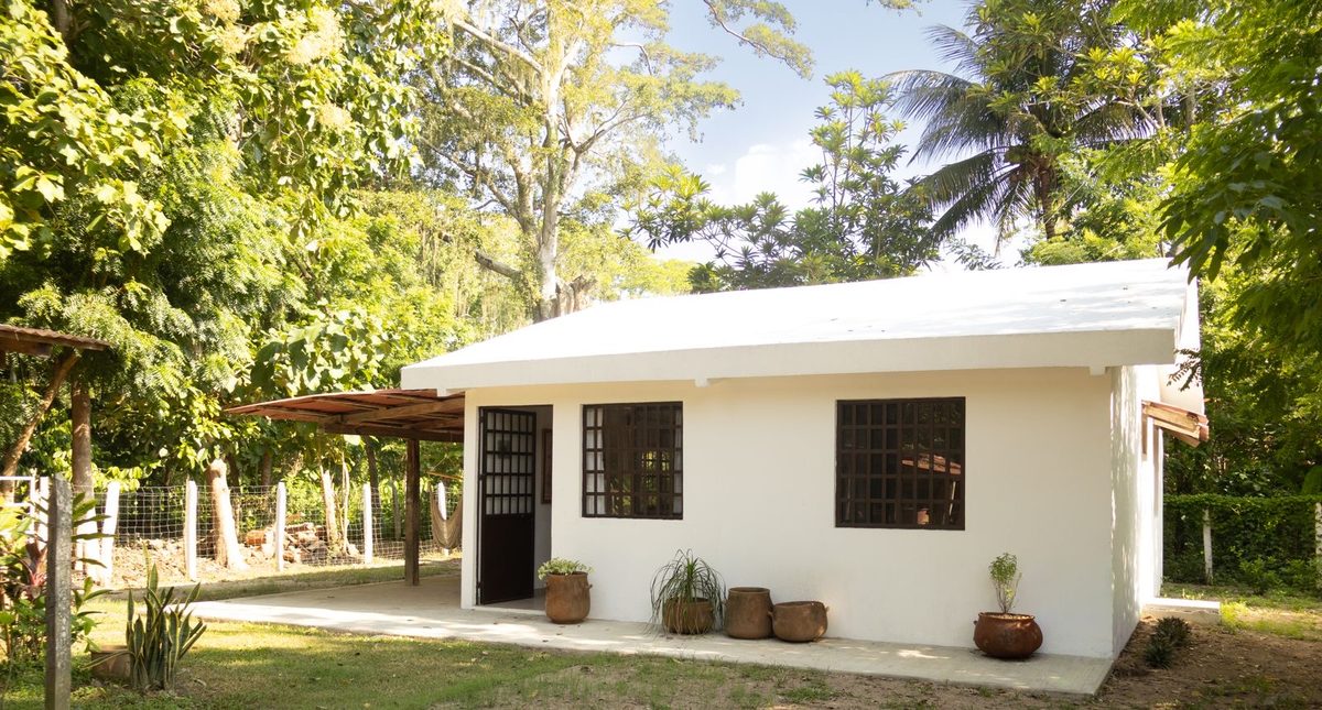 Exterior de la casa de huéspedes en Finca Las Delias