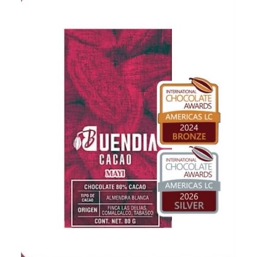 Buendía Cacao Mayi, elaborada con cacao de Finca Las Delias